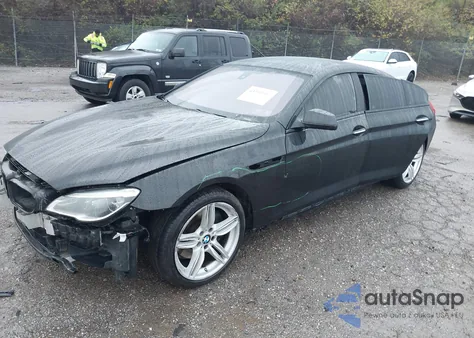 2016 BMW 640I Gran Coupe xDrive from USA, damaged, VIN WBA6D2C59GGT65504